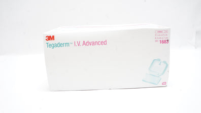 3M 1683 Tegaderm I.V. Advanced Securement Dressing 2-1/2 x 2-3/4 - Box of 100
